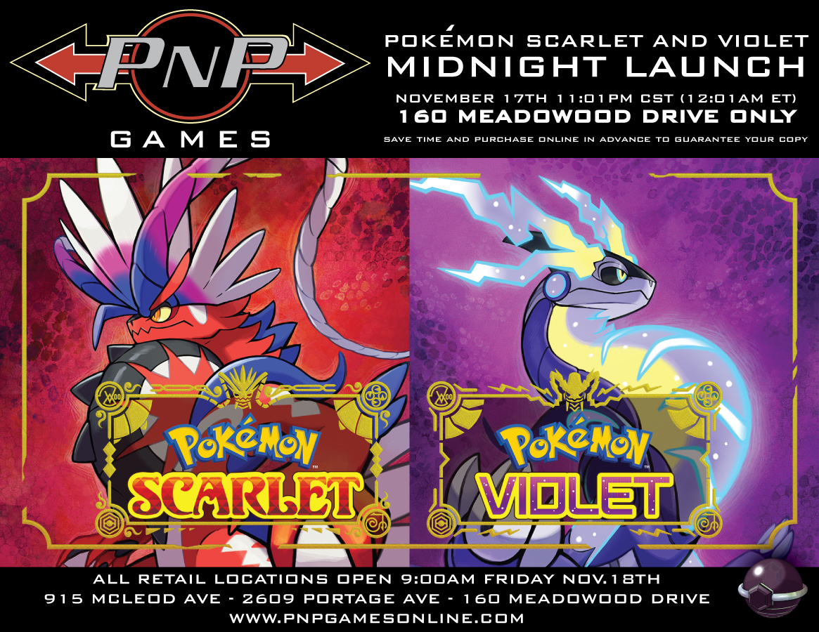 Pokémon Scarlet and Pokémon Violet launch November 18th 