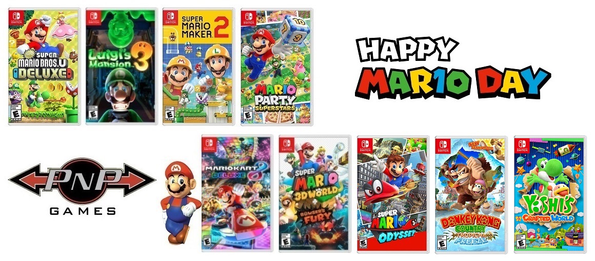 Nintendo's “Mar10 Day” sale discounts a bunch of Mario games for